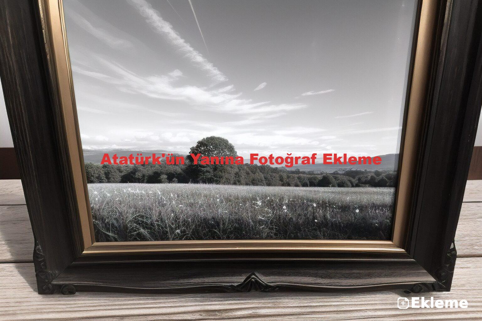 Atatürk'ün Yanına Fotoğraf Ekleme