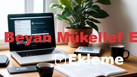 Defter Beyan Mükellef Ekleme