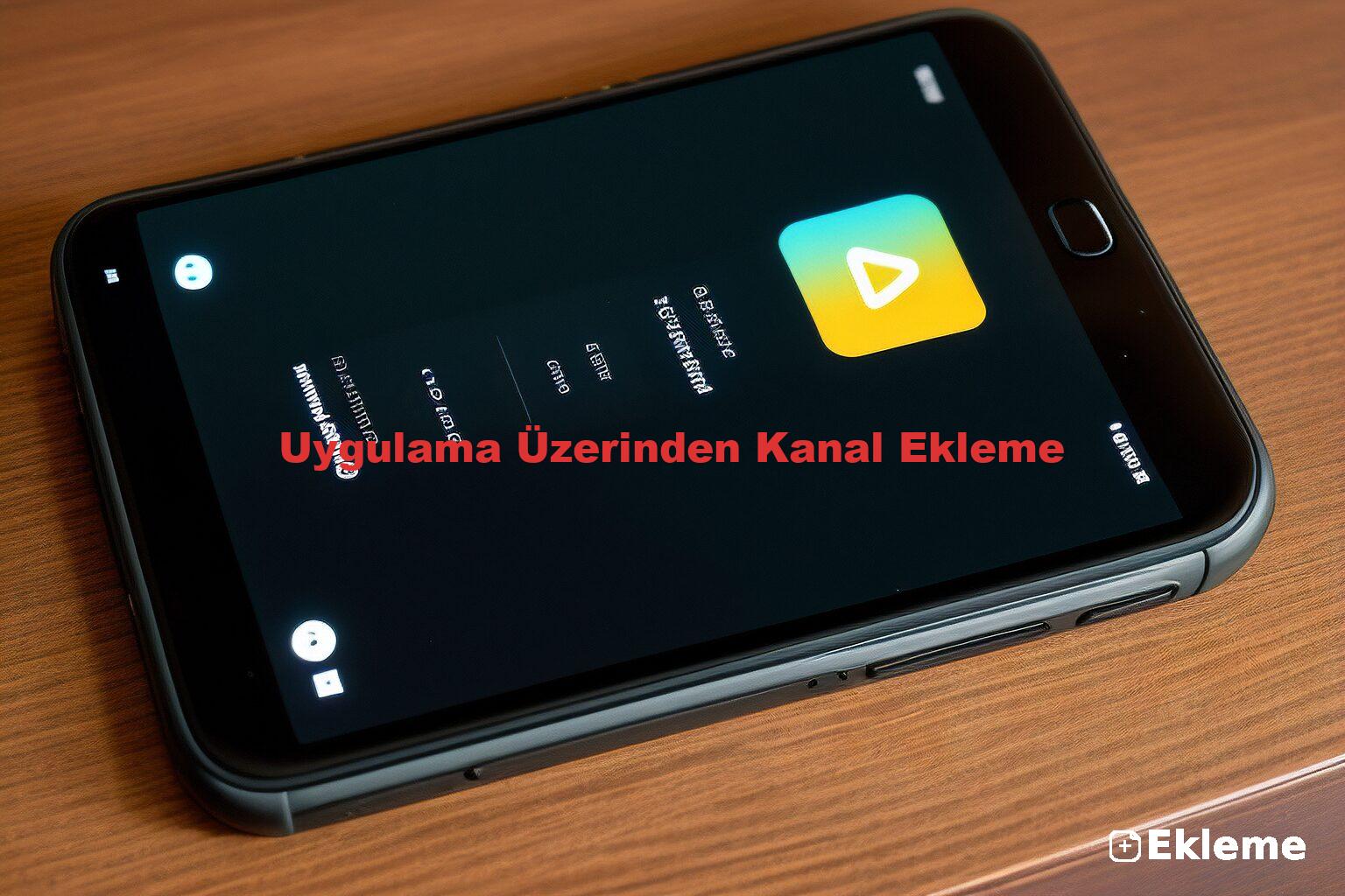 Uygulama Üzerinden Kanal Ekleme