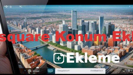 Foursquare Konum Ekleme