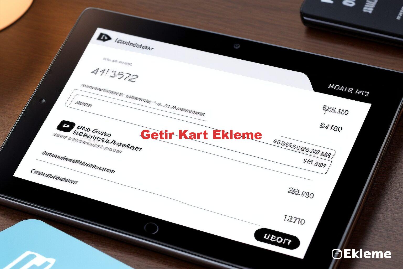 Getir Kart Ekleme