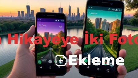 Instagram Hikayeye İki Foto Eklemek