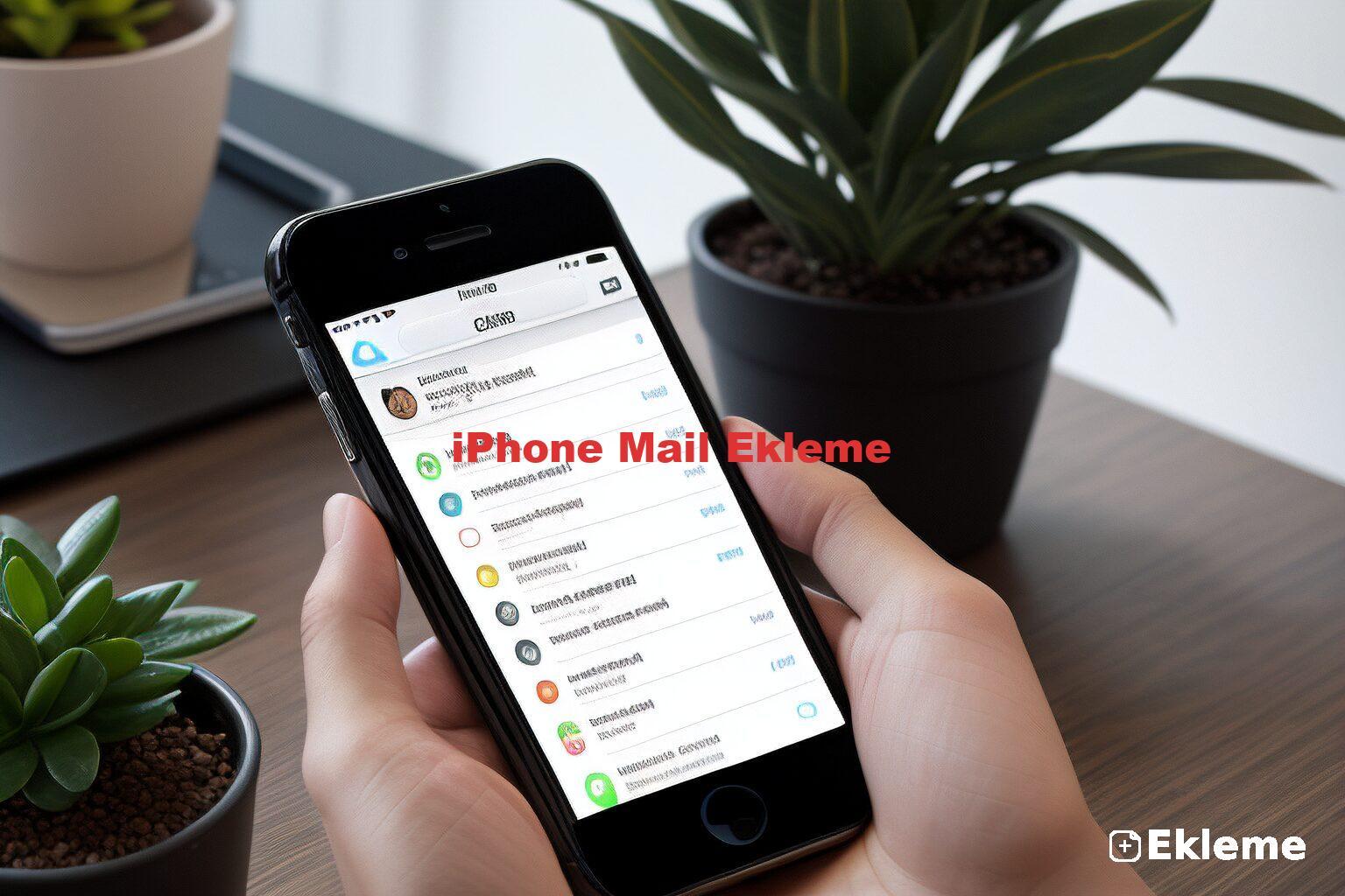 iPhone Mail Ekleme