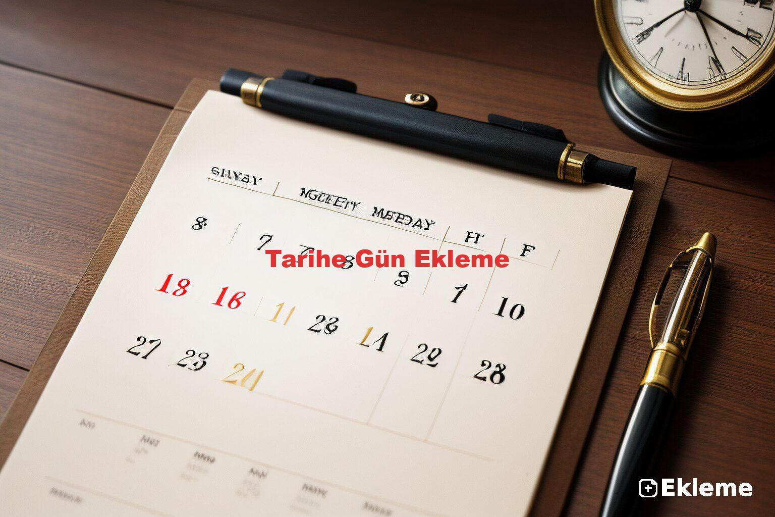 Tarihe Gün Ekleme
