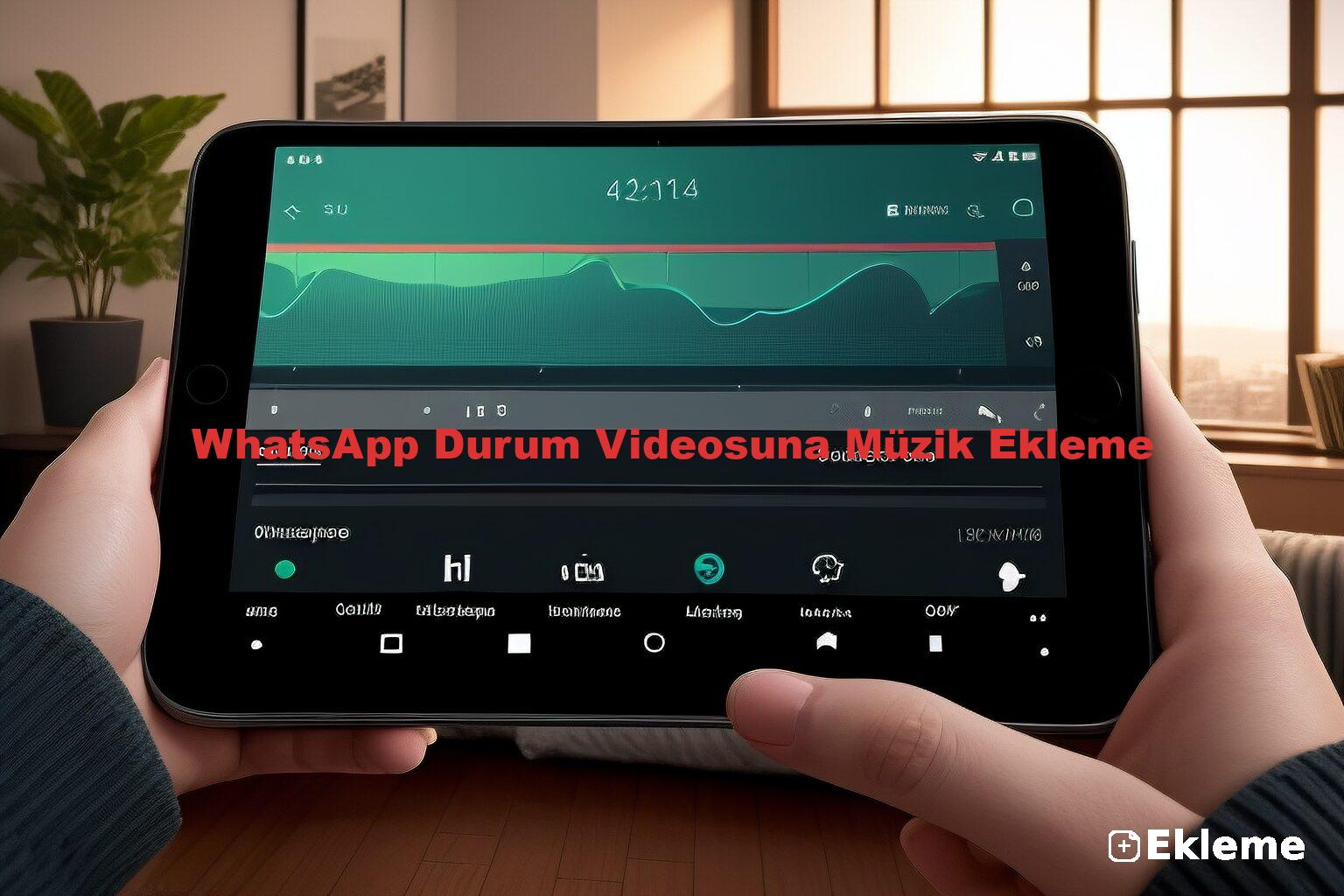 WhatsApp Durum Videosuna Müzik Ekleme