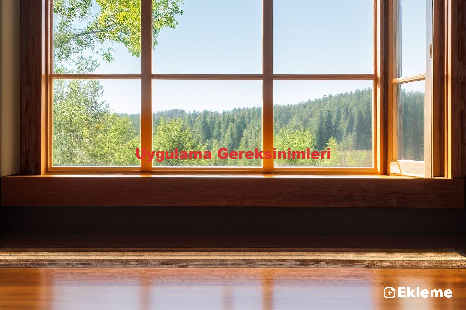 Uygulama Gereksinimleri