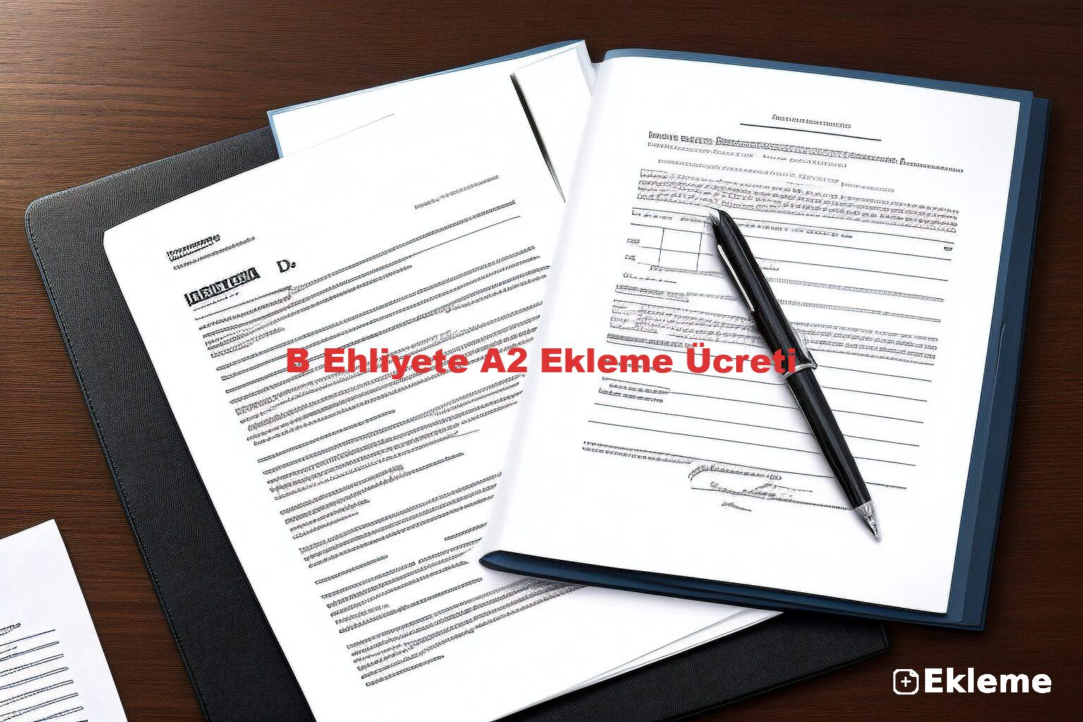 B Ehliyete A2 Ekleme Ücreti