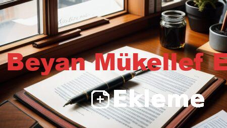Defter Beyan Mükellef Ekleme