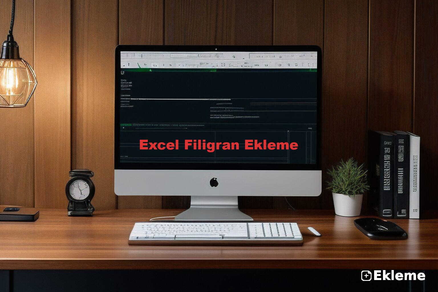 Excel Filigran Ekleme