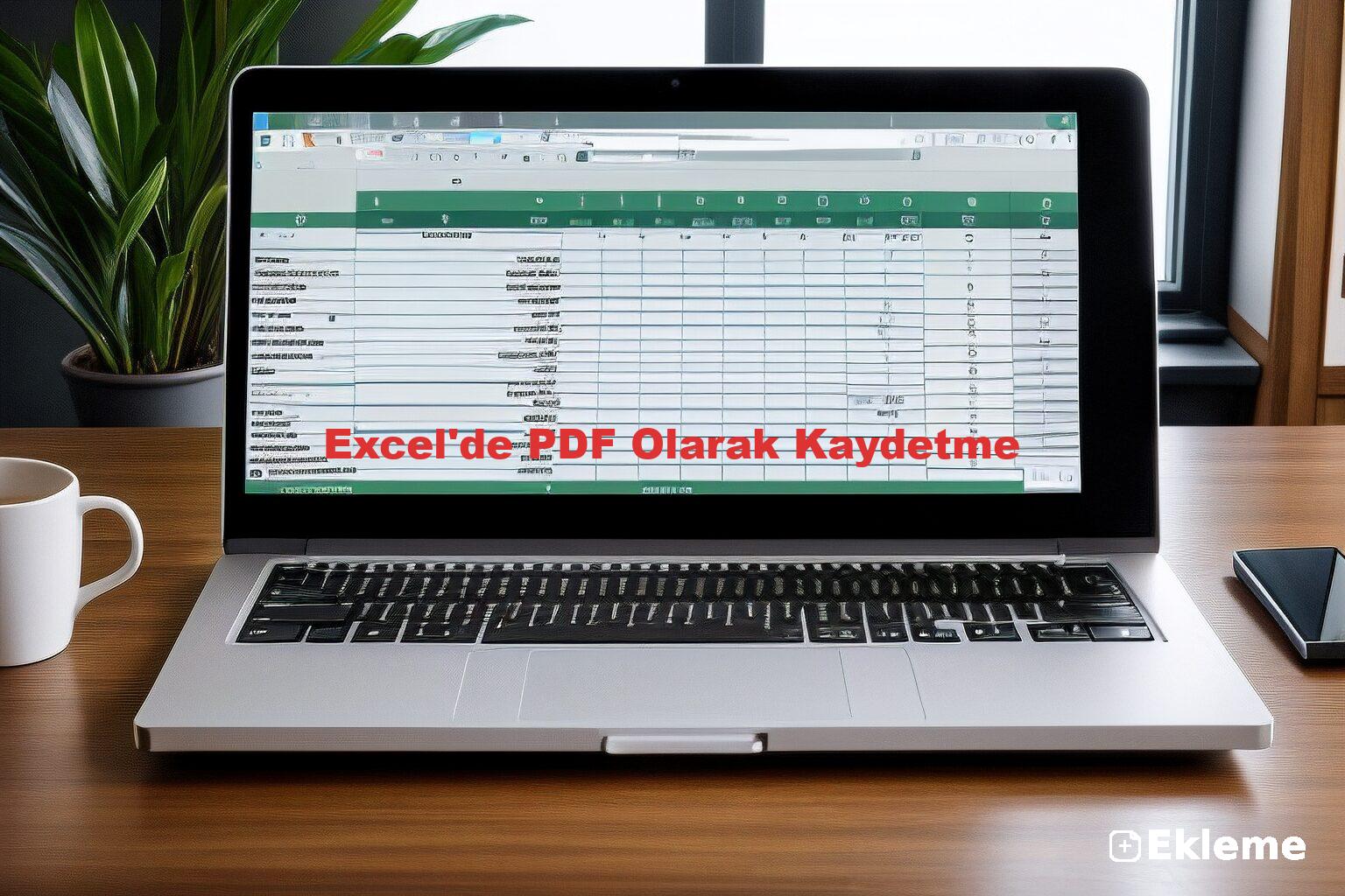 Excel'de PDF Olarak Kaydetme