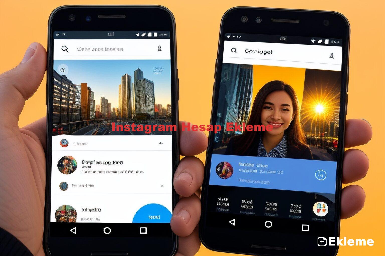 Instagram Hesap Ekleme