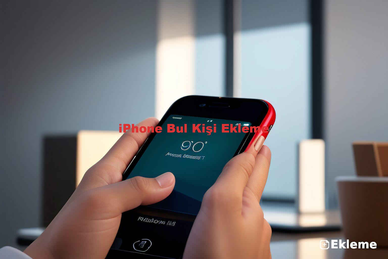 iPhone Bul Kişi Ekleme
