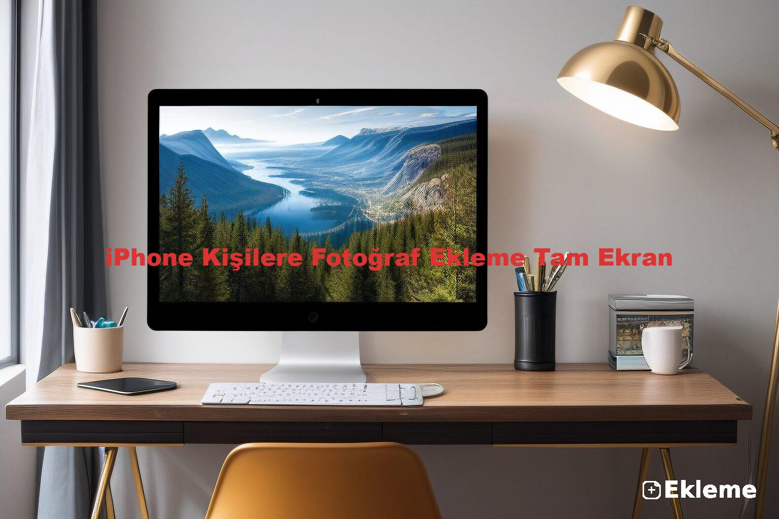 iPhone Kişilere Fotoğraf Ekleme Tam Ekran