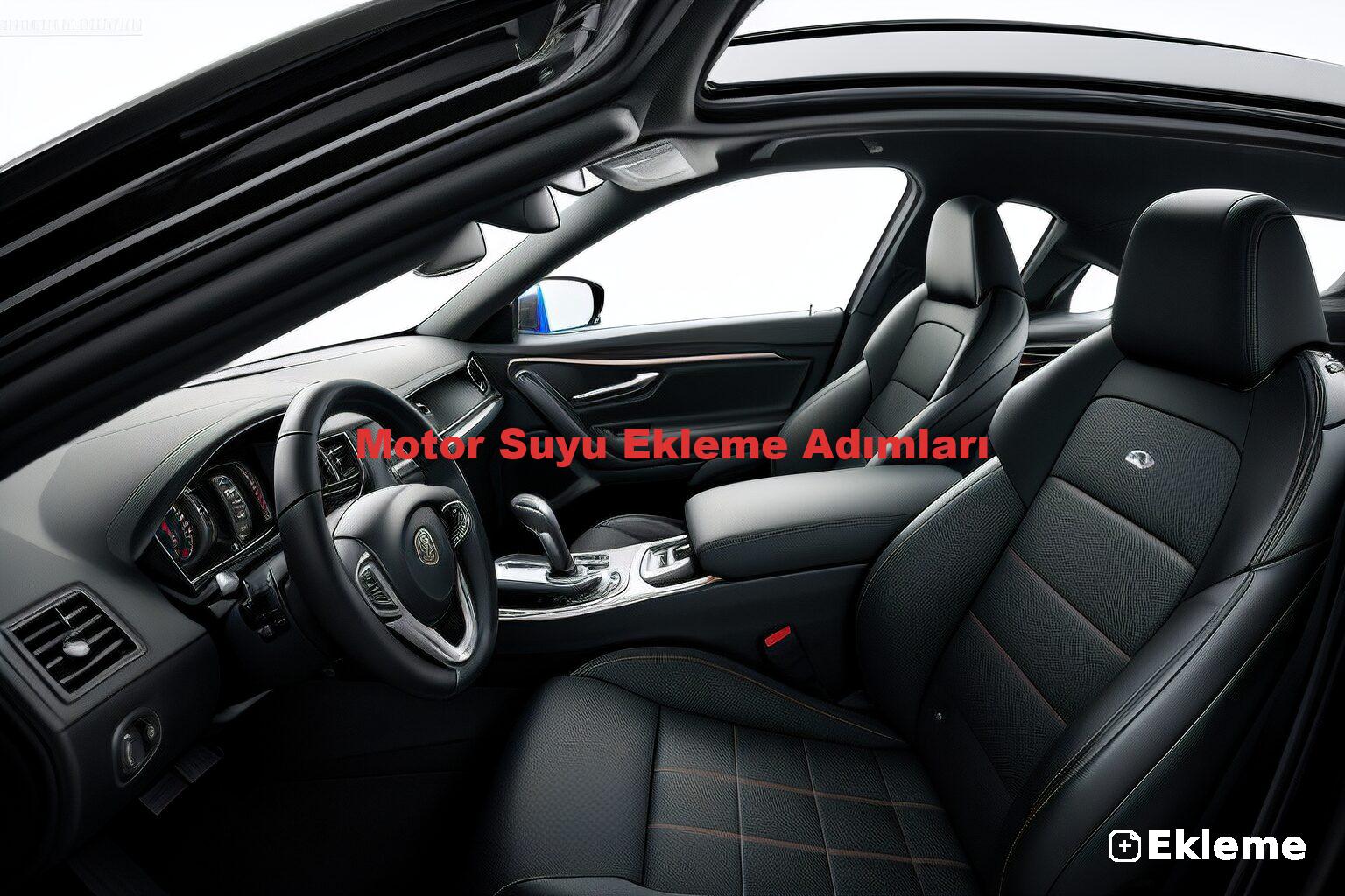 Motor Suyu Ekleme Adımları