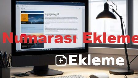 Sayfa Numarası Ekleme Word