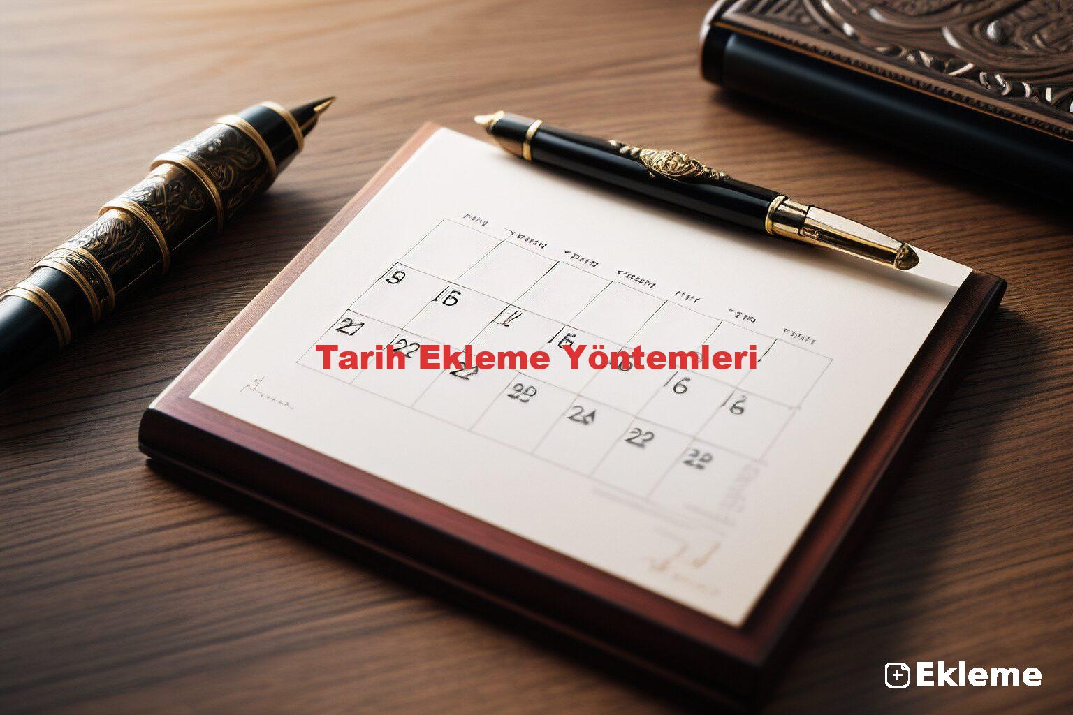 Tarih Ekleme Yöntemleri
