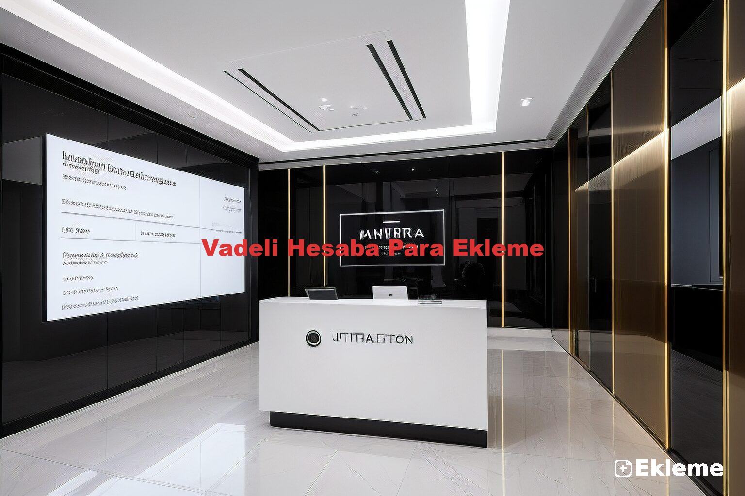 Vadeli Hesaba Para Ekleme