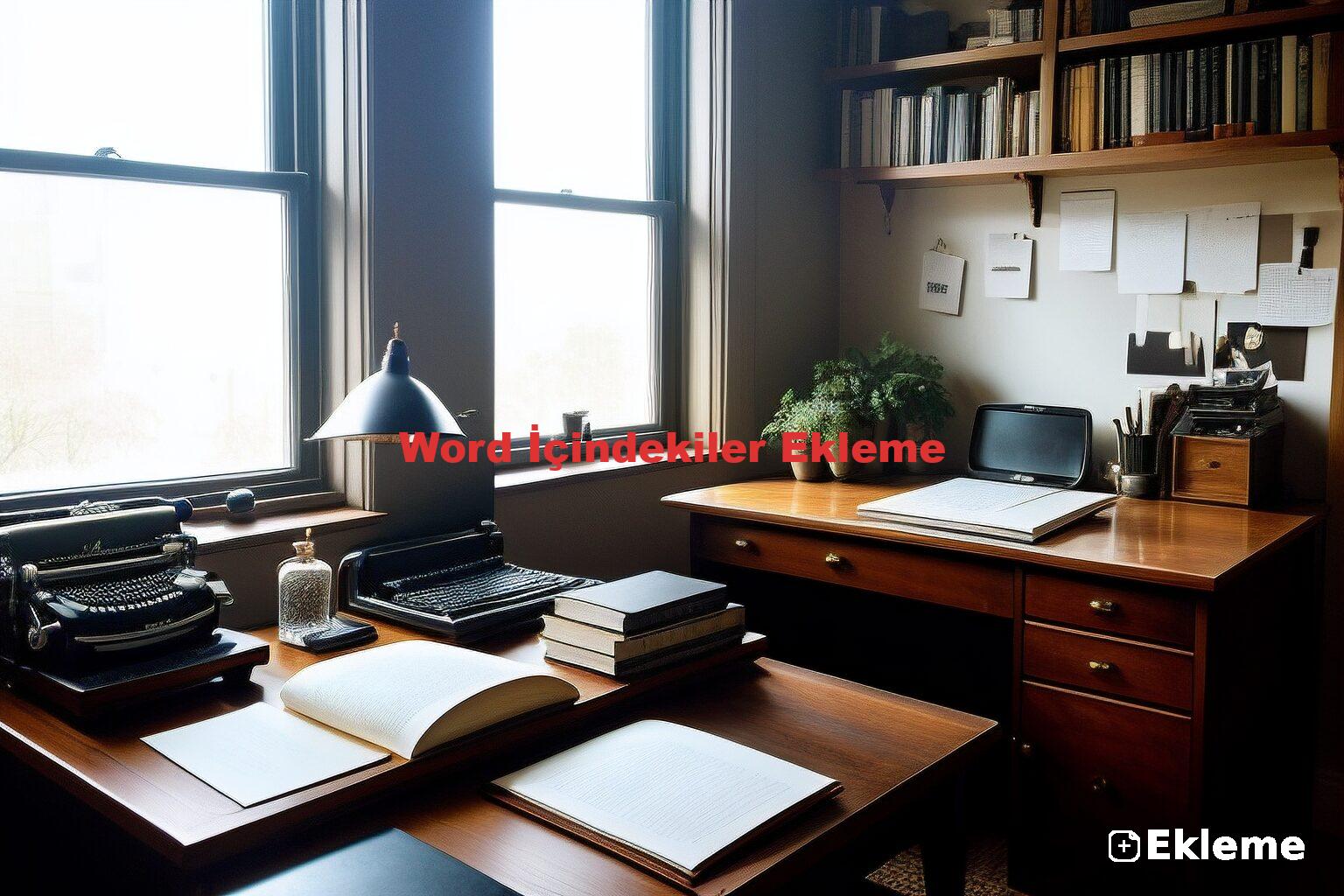 Word İçindekiler Ekleme