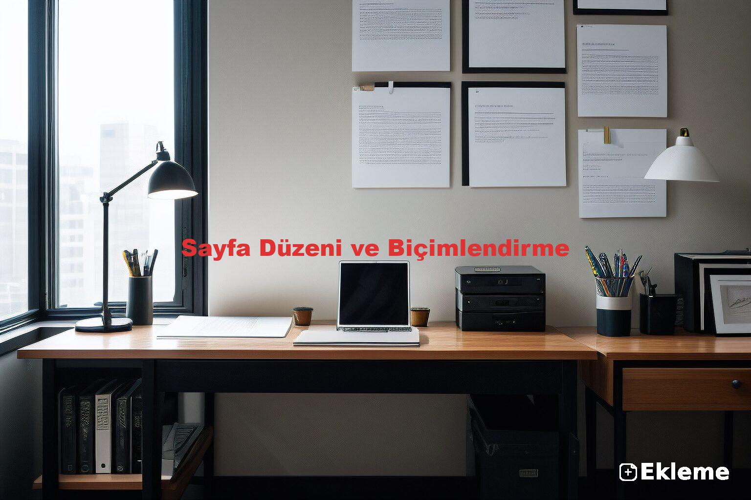 Sayfa Düzeni ve Biçimlendirme