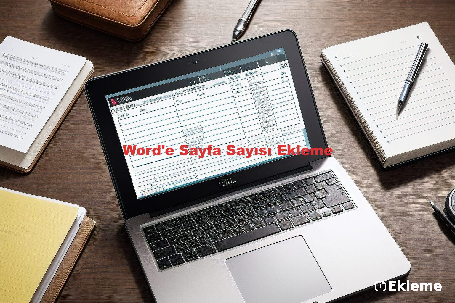Word'e Sayfa Sayısı Ekleme