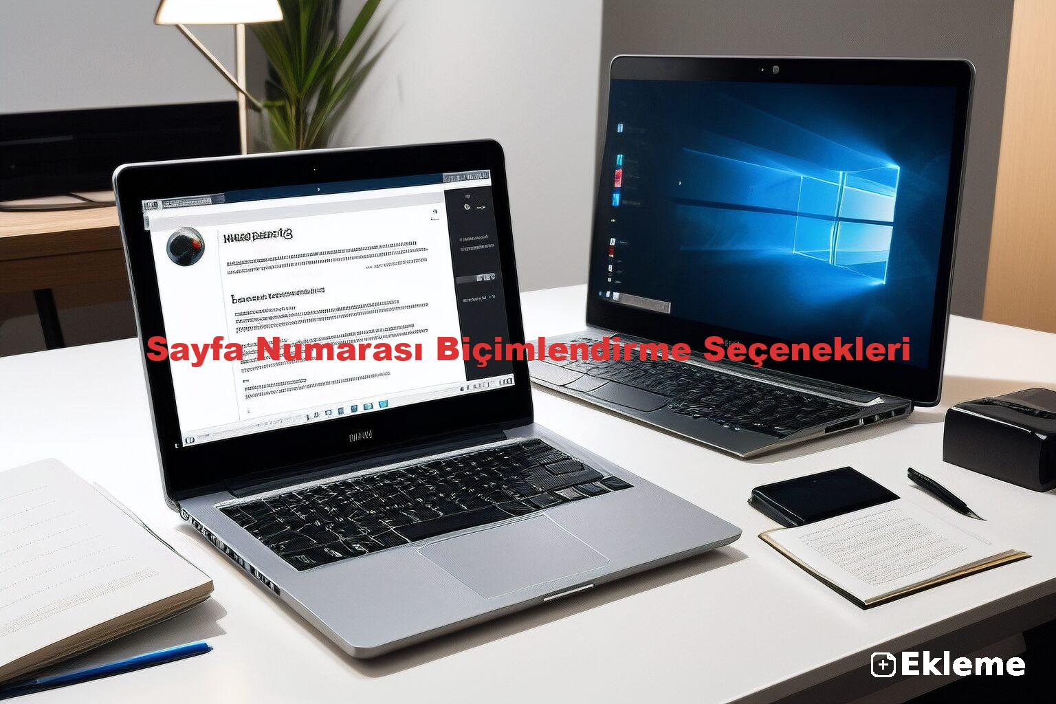 Sayfa Numarası Biçimlendirme Seçenekleri