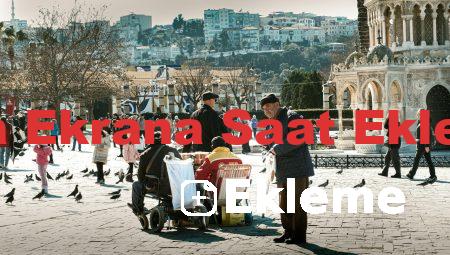 Ana Ekrana Saat Ekleme