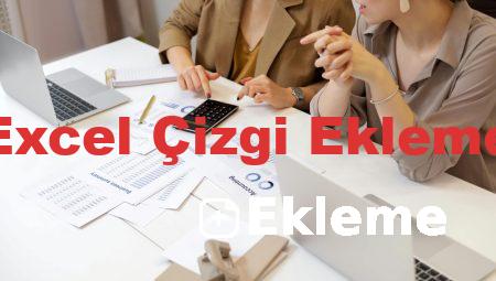 Excel Çizgi Ekleme