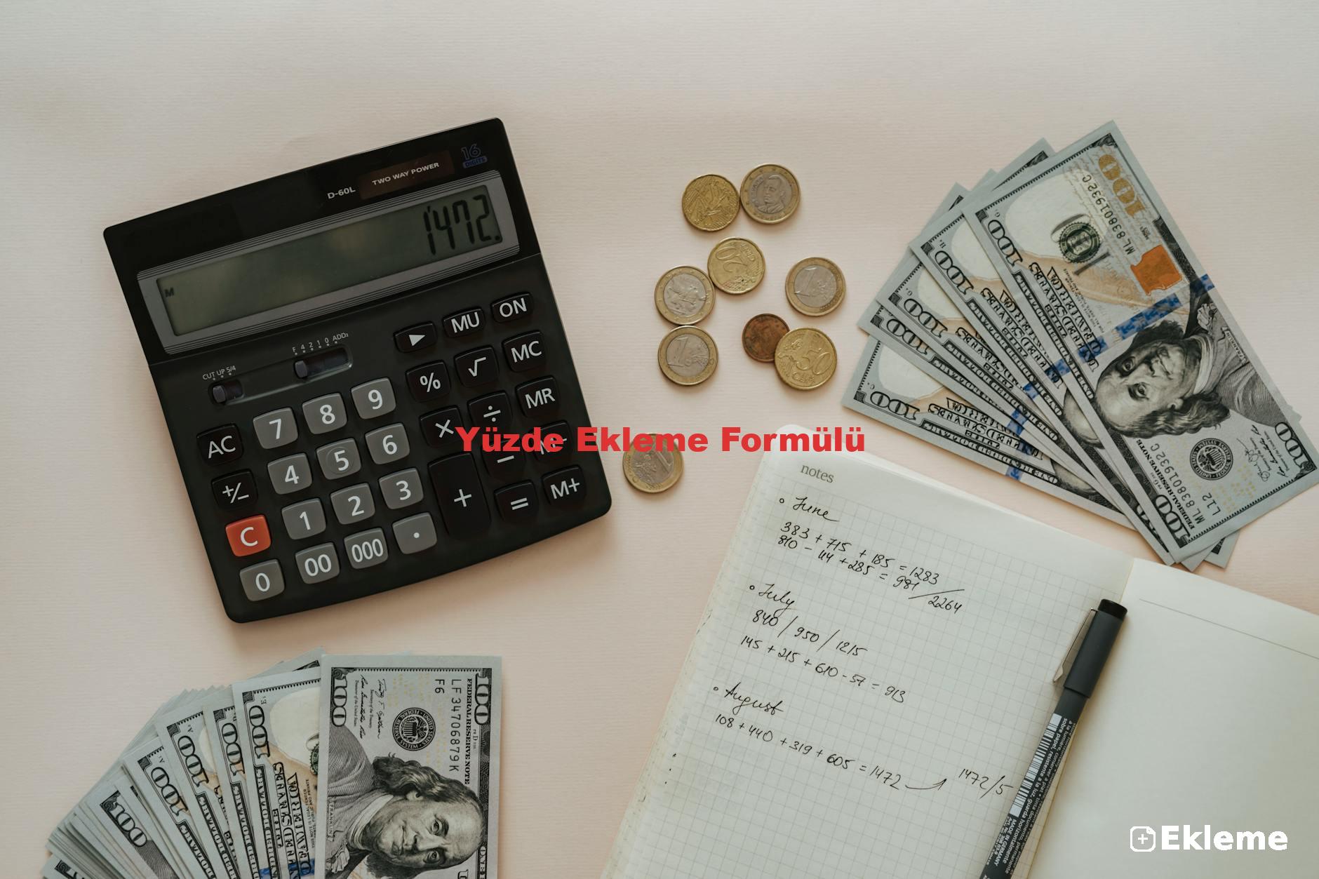 Yüzde Ekleme Formülü
