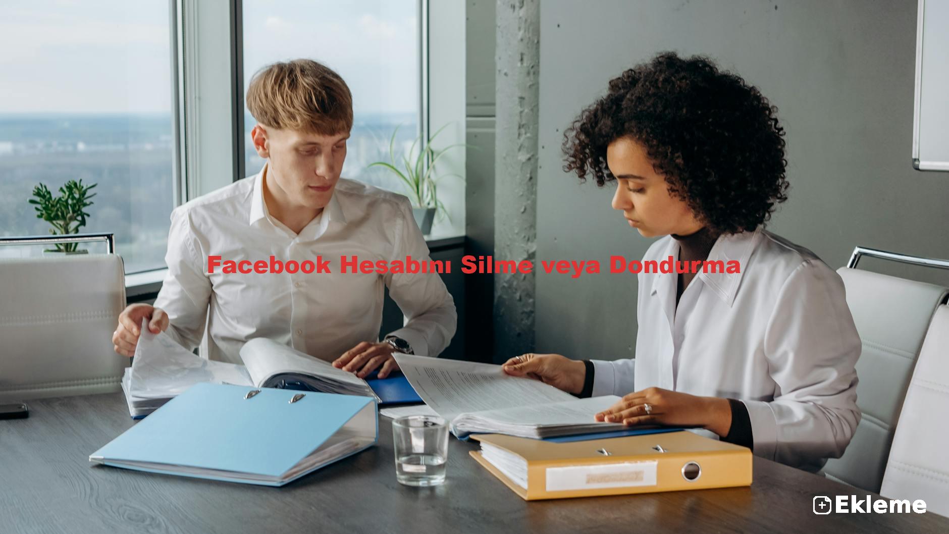 Facebook Hesabını Silme veya Dondurma