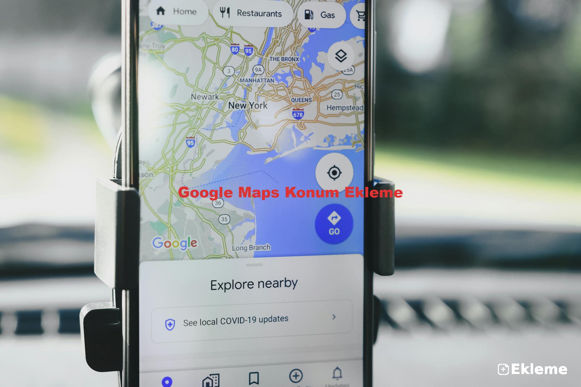 Google Maps Konum Ekleme