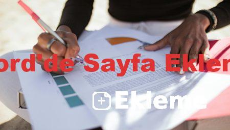 Word’de Sayfa Ekleme