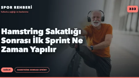 Hamstring Sakatlığı Sonrası İlk Sprint Ne Zaman Yapılır
